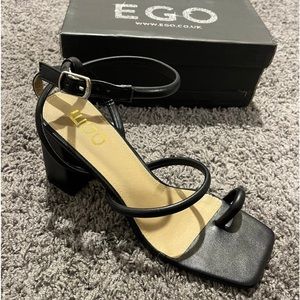 EGO size 9w Black heel